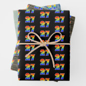 Fun, Colorful, Rainbow Spectrum Pattern 27 Event # Geschenkpapier Set (Beispiel)