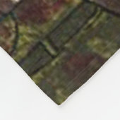 Fun Colorful Route 66 Collage Muster Fleecedecke (Ecke)