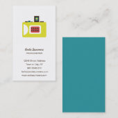 Fun Colorful Super S Kamera Fotograf Visitenkarte (Vorne/Hinten)