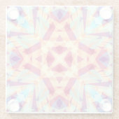 Fun Colorful Vibranful Merry Maximale Weihnachten Glasuntersetzer (Rückseite)