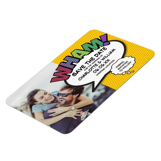 Fun Colorful WHAM Magnet (Linke Seite)