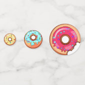 Fun Colorful Yummy Donut Party Konfetti (Rückseiten)