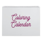 Fun Coloring Calendar Kalender (Titelbild)