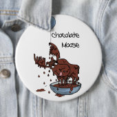 Fun Colossal Button oder Abzeichen, Schokolade Elc (Beispiel)