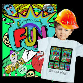 Fun Comic Illustration der Zusammengehörigkeit