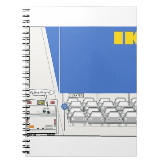 Fun Comic Spiral Notebook Notizblock (Vorderseite)