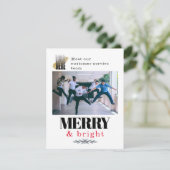 Fun Company Foto Merry Bright Weihnachten (Stehend Vorderseite)