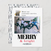 Fun Company Foto Merry Bright Weihnachten (Vorne/Hinten)