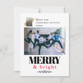 Fun Company Foto Merry Bright Weihnachten
