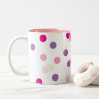 FUN CONFETTI SPOTS niedlicher Spaß Retro lila rosa