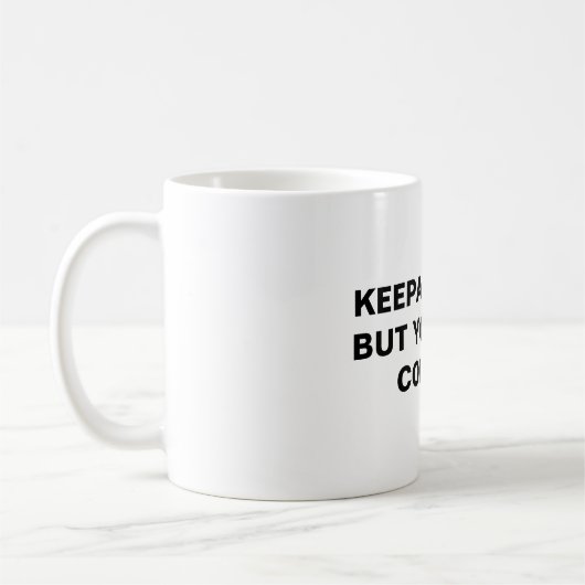 Fun conversation mug kaffeetasse (Links)