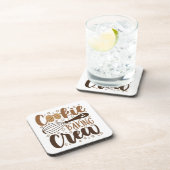 Fun Cookie Baking Crew Design Getränkeuntersetzer (Rechte Seite)