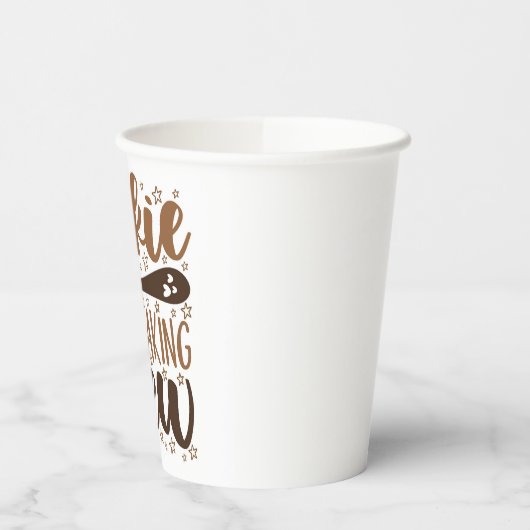 Fun Cookie Baking Crew Design Pappbecher (Links)