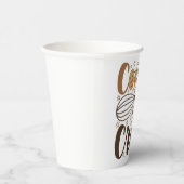 Fun Cookie Baking Crew Design Pappbecher (Rechts)