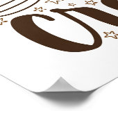 Fun Cookie Baking Crew Design Poster (Ecke)