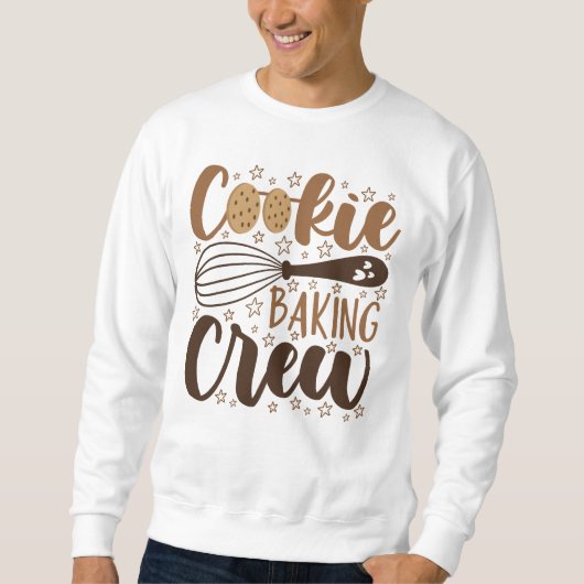 Fun Cookie Baking Crew Design Sweatshirt (Vorderseite)