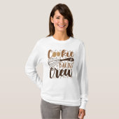 Fun Cookie Baking Crew Design T-Shirt (Vorne ganz)