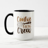 Fun Cookie Baking Crew Design Tasse (Links)