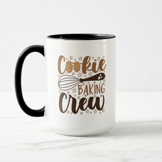 Fun Cookie Baking Crew Design Tasse (Links)