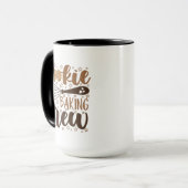 Fun Cookie Baking Crew Design Tasse (Vorderseite Links)
