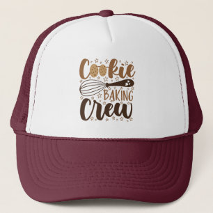 Fun Cookie Baking Crew Design Truckerkappe