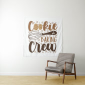 Fun Cookie Baking Crew Design Wandteppich (Beispiel)
