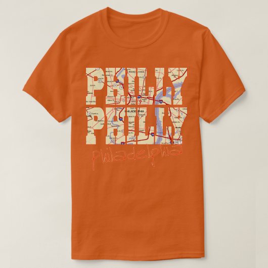 Fun Cool Philly Philadelphia Pennsylvania P T-Shirt (Design vorne)