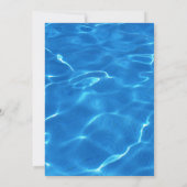 Fun Cool Pool Party | Einladung zum Geburtstag (Rückseite)