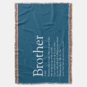 Fun Cooler Bruder Definition Modernes Blau Decke (Vorderseite Vertikal)