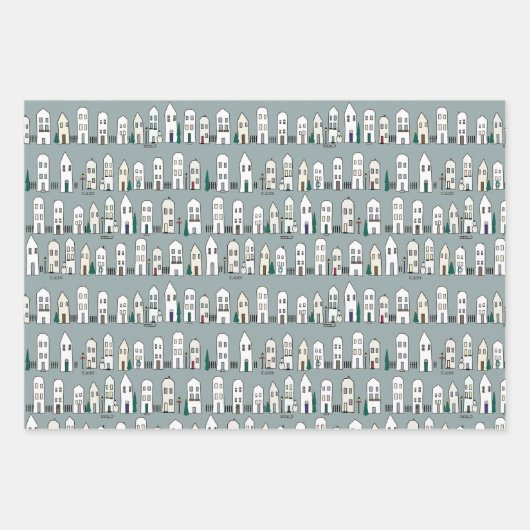 Fun Coordinating Christmas Wrapping Paper Geschenkpapier Set (Vorderseite 2)