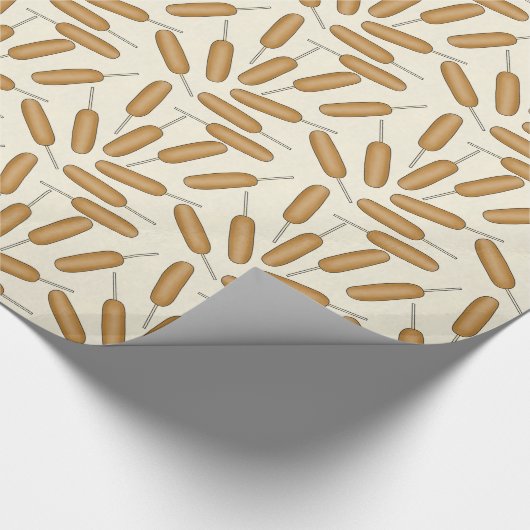 Fun Corn Dog Packpapier (Ecke)