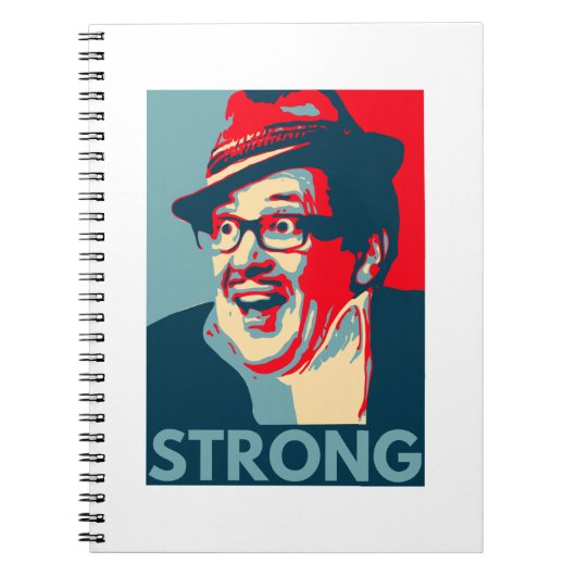 Fun Count Arthur Strong Spiralnotebook Notizblock (Vorderseite)
