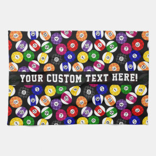 Fun Country Style Checkered Billard Muster Küchentuch