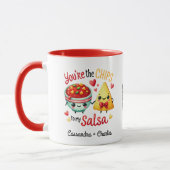 Fun Couple - Gepasste "Chips zu My Salsa" Tasse (Links)