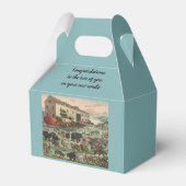 Fun Couple Glückwünsche auf New Condo Geschenkschachtel (Rückseite)