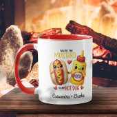 Fun Couples Angepasste "Mustard to My Hotdog" Tasse