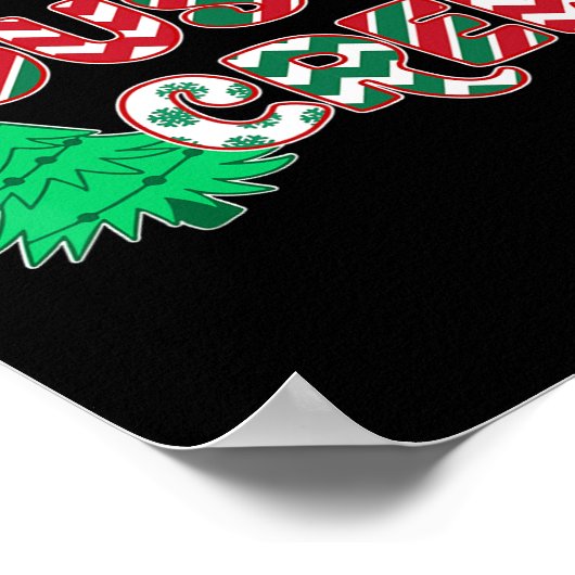 Fun Cousin Crew Weihnachten Poster (Ecke)