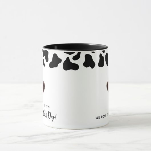 Fun Cow 'I Herd It's Moother's Day' Mama Tasse (Zentrum)