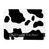 Fun Cow Print Personalisiert Magnet (Horizontal)