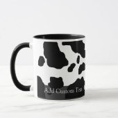 Fun Cow Print Personalisiert Tasse (Links)
