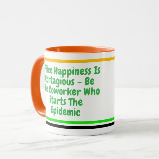 Fun Coworker Quote | Custom Happy Motivierend Tasse (Vorderseite Links)
