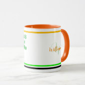 Fun Coworker Quote | Custom Happy Motivierend Tasse (VorderseiteRechts)