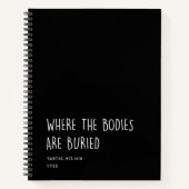 Fun Coworker Student Geschenk, bei dem Körper begr Notizblock (Vorderseite)