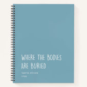 Fun Coworker Student Geschenk, bei dem Körper begr Notizblock (Vorderseite)