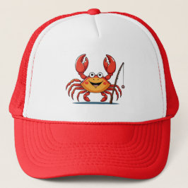  Fun Crab Boy Hat Truckerkappe