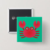 Fun Crab Button (Vorne & Hinten)