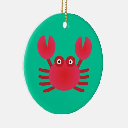 Fun Crab Keramikornament (Rechts)
