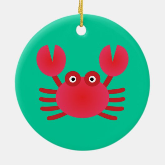 Fun Crab Keramikornament (Hinten)
