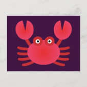 Fun Crab Postkarte (Vorderseite)