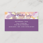 Fun Crafting Supplies und Craft Lady Visitenkarte (Vorderseite)